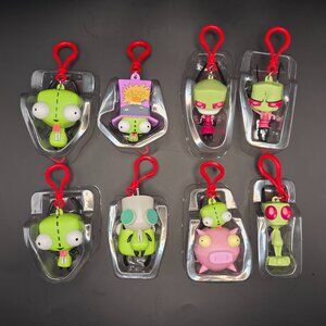 Exclusive Invader Zim Hangers - Full Collection of 8 Vinyl Figures